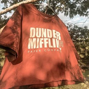 Hand-Dyed Dunder Mifflin Tee 🐞